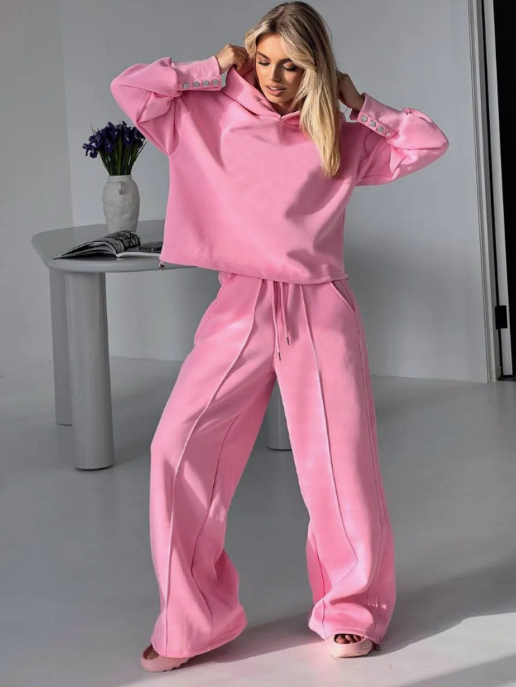 Ladies comfortable hoodie with relaxed fit from Lune London