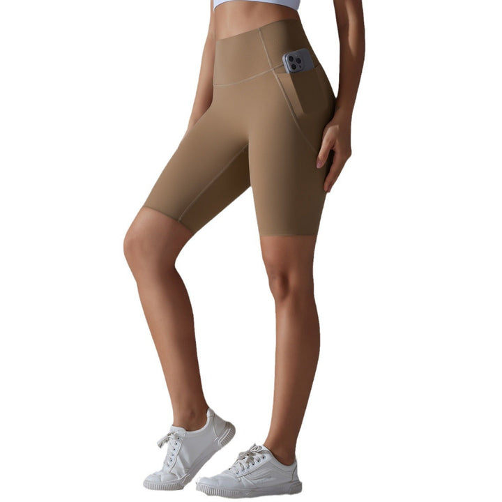 Women's Cycling Shorts with High Waist and Practical Side Pockets Lune London
