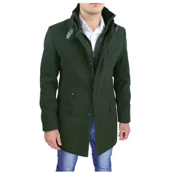 Fashionable warm jacket for men with innovative inner lining Lune London