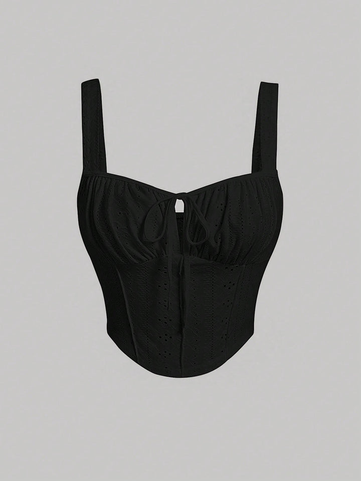 Women’s corset top with decorative knot and sophisticated design Chic & Stil