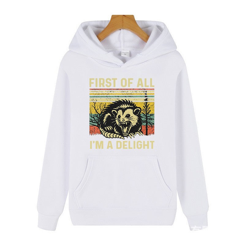 Women's hoodie with creative animal graphic and comfortable fit Chic & Stil