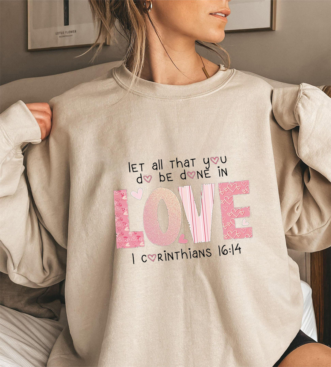 Sweatshirt pour femmes avec imprimé inspirant et coupe confortable Chic & Stil