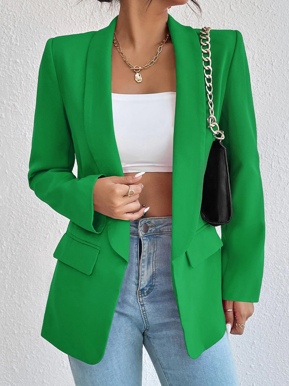 Ladies elegant blazer in minimalist style Lune London