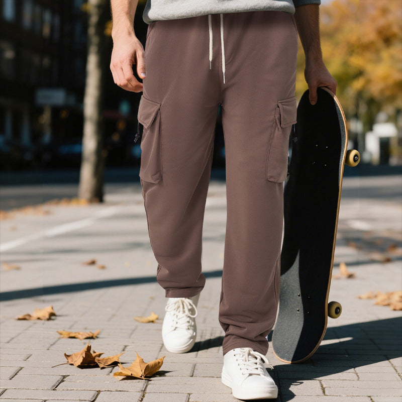 Comfortable cargo jogger pants for men with practical side pockets Lune London