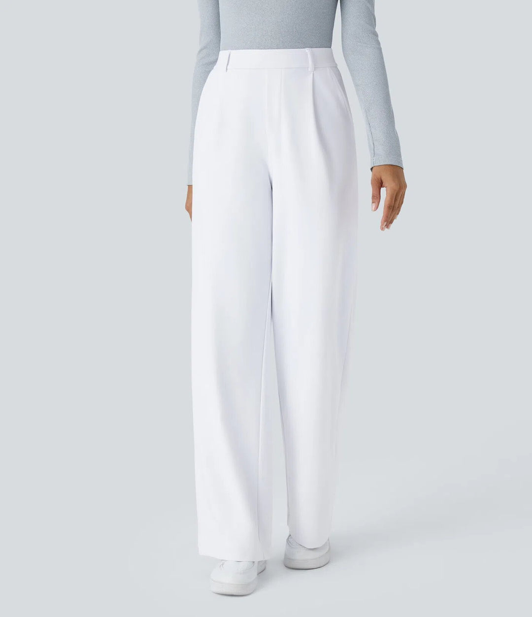 Pantalons palazzo amples pour les femmes avec des plis élégants Chic & Stil