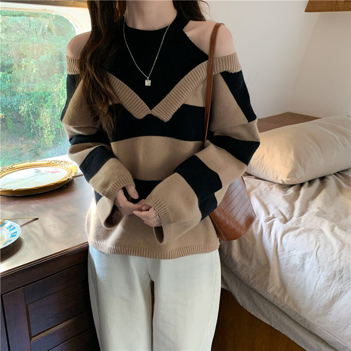 Sweater tendance pour femmes avec découpes Chic & Stil