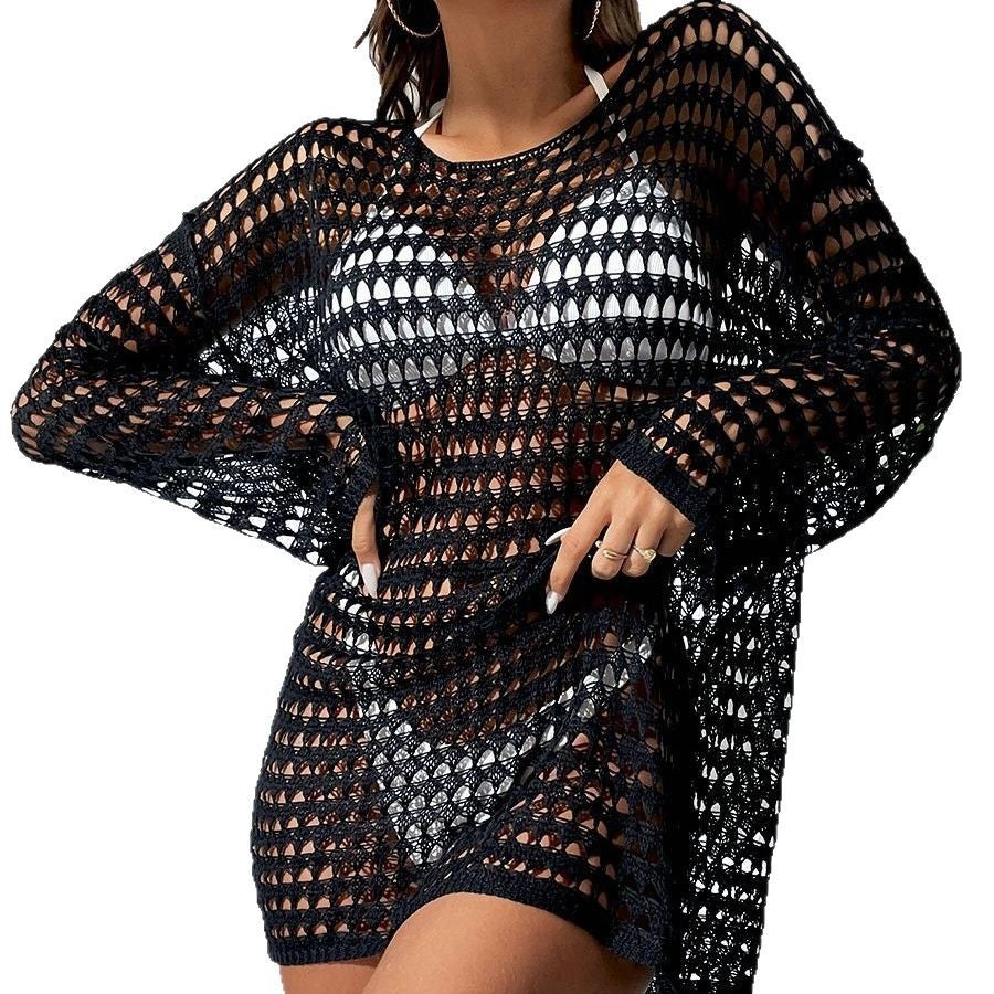 Lune London 1750920298 Women's Crochet Beach Tunic