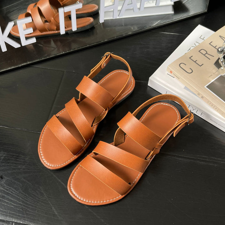 Women's strap sandals with anatomical sole Lune London