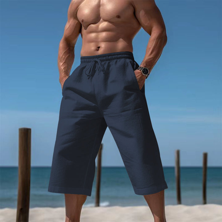Casual beach shorts for men with elastic waistband and practical side pockets Lune London