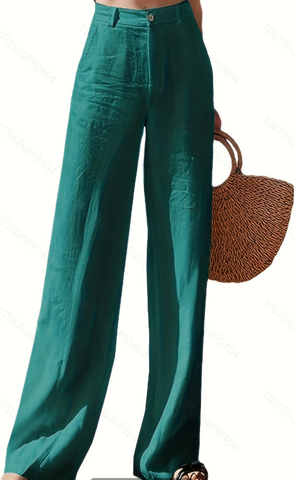 Wide linen pants for women Lune London