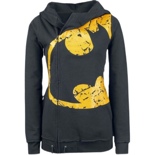 Women hoodie with Bat symbol and casual fit Lune London