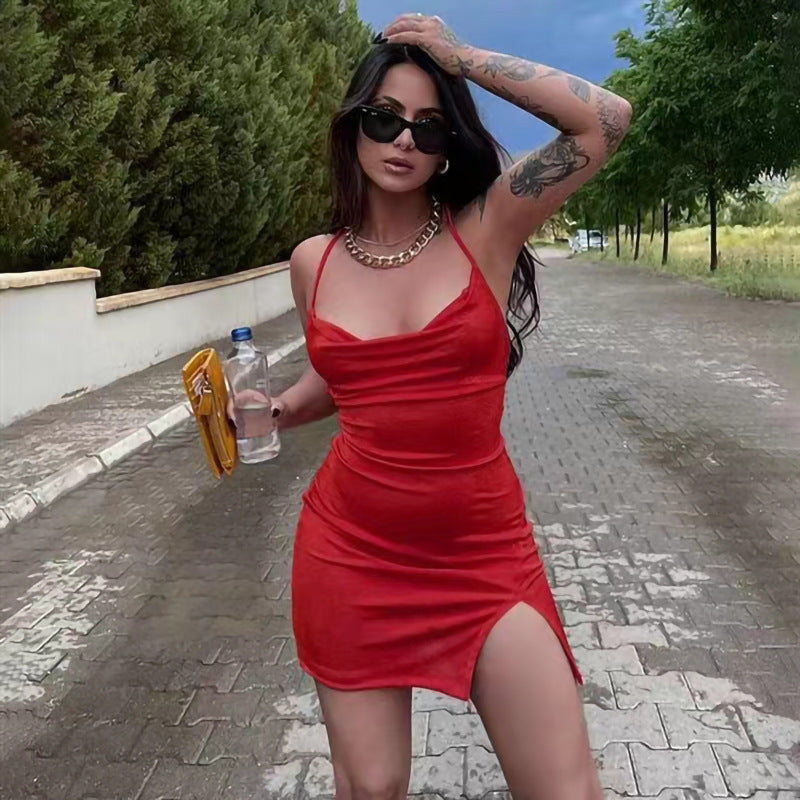 Chic and Stylish Women’s Boat Neck Bodycon Mini Dress