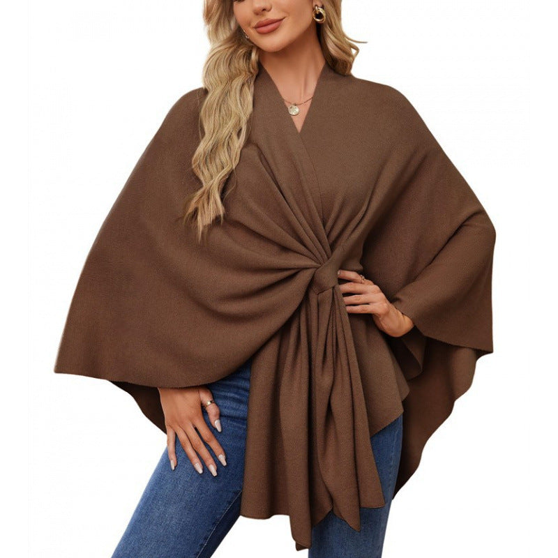 Trendy wrap coat for women with a chic and stylish design