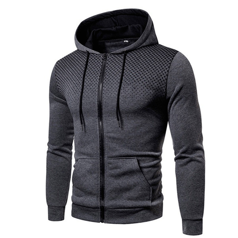 Sports hoodie for men with a stylish zipper and breathable material Lune London