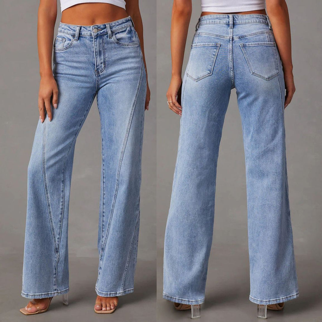 High-waisted flared jeans for women Lune London