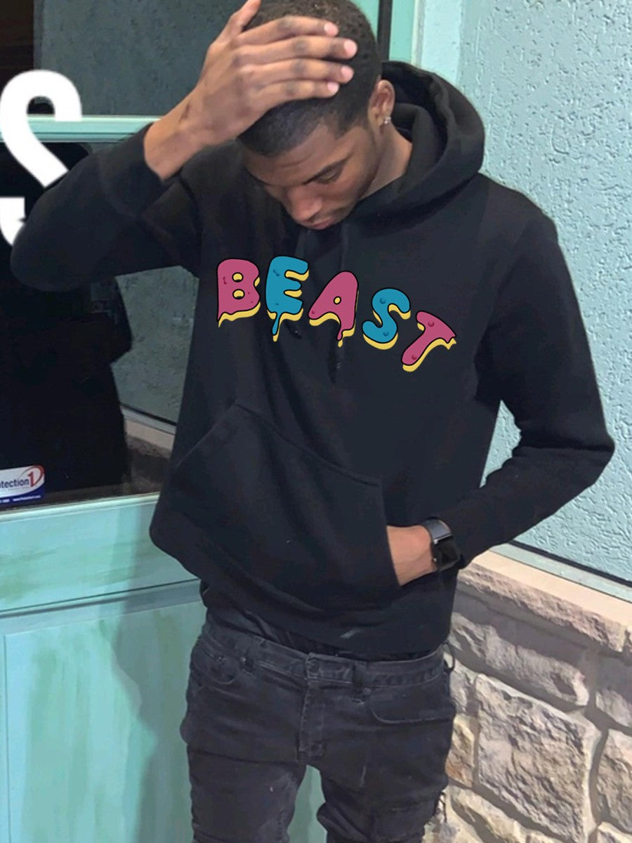 Men's Hoodie with Colorful 3D Print Lune London