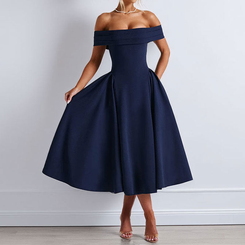 Robe de soirée léopard pour femme Chic & Stil