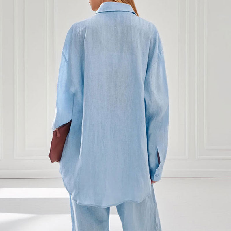 Haut d'été décontracté pour femmes avec des manches larges et des poches Chic & Stil