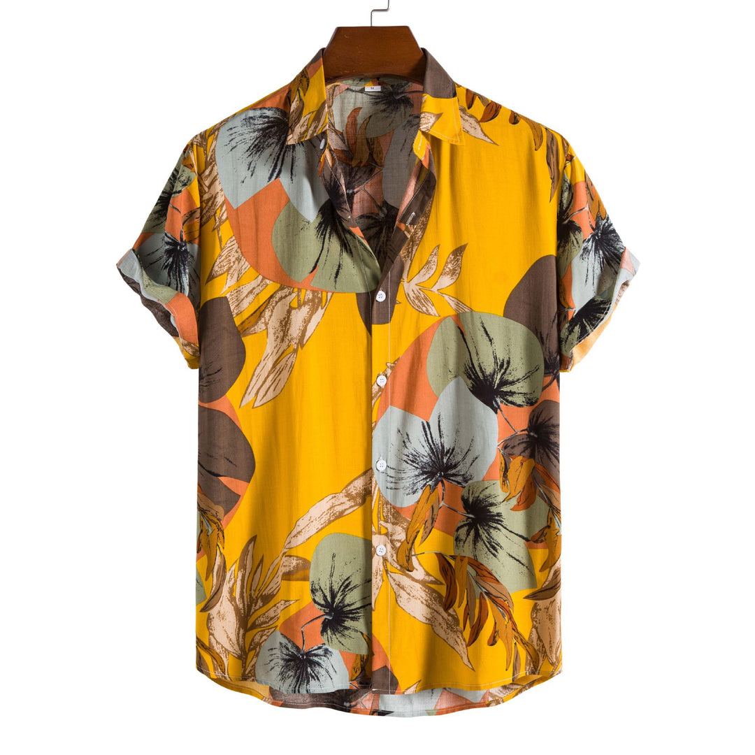 Short sleeve shirt for men with floral pattern Lune London