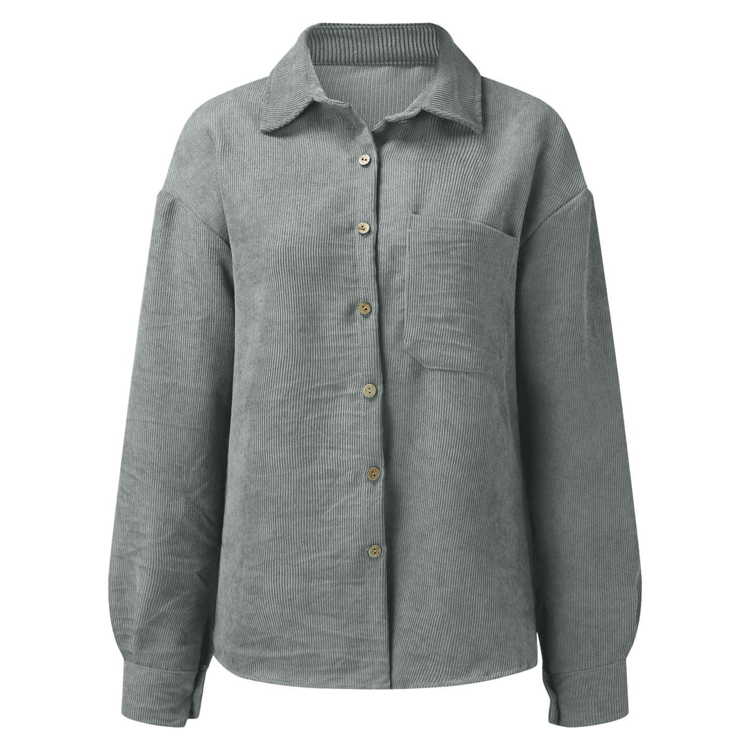 Women's Plus Size Cord Blouse Lune London