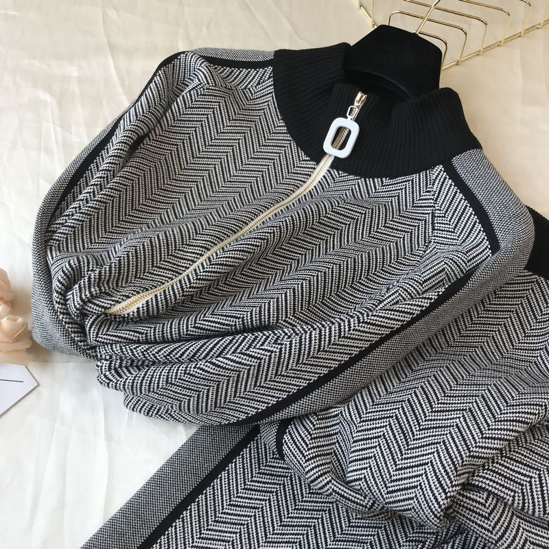 Lune London women's casual cardigan and jogger set