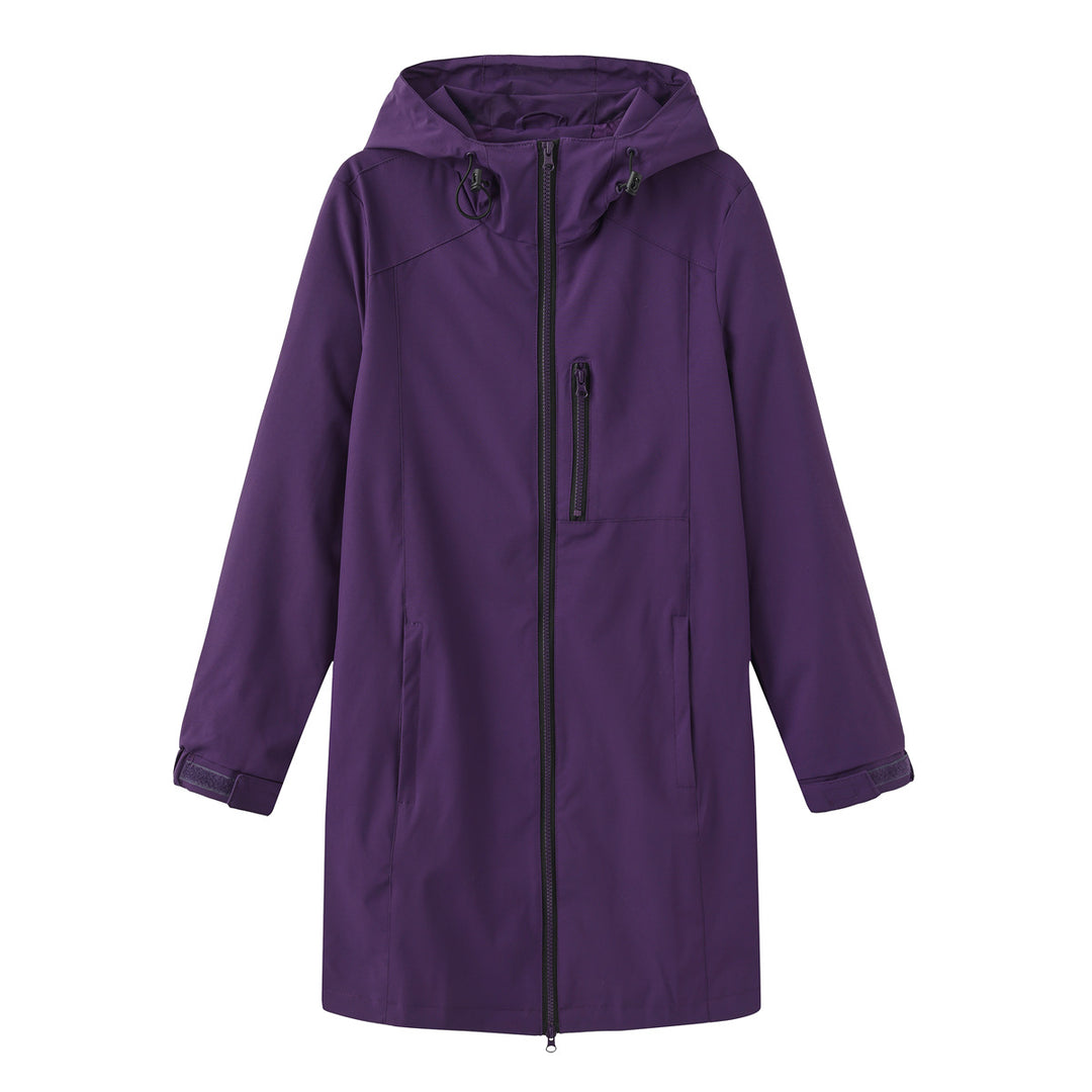 Functional women's jacket with adjustable hood Lune London