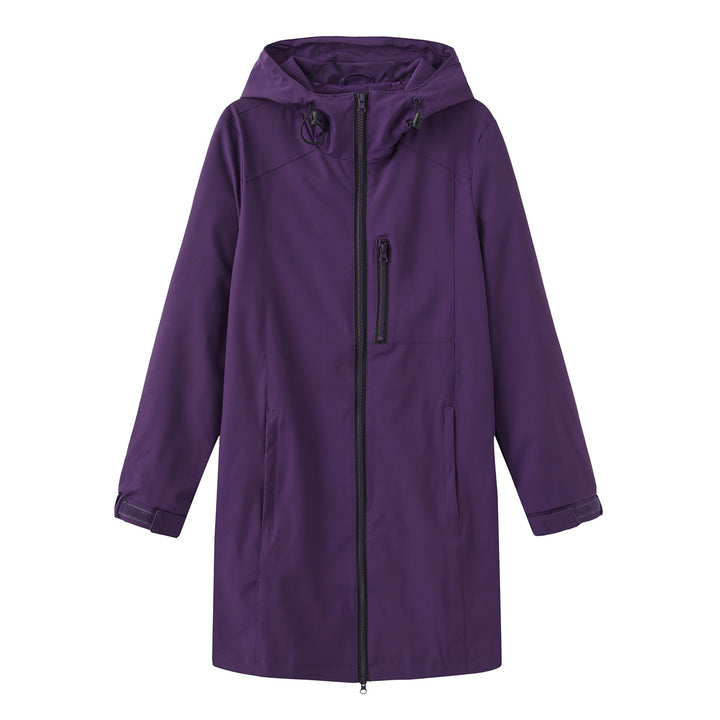 Functional women's jacket with adjustable hood Lune London