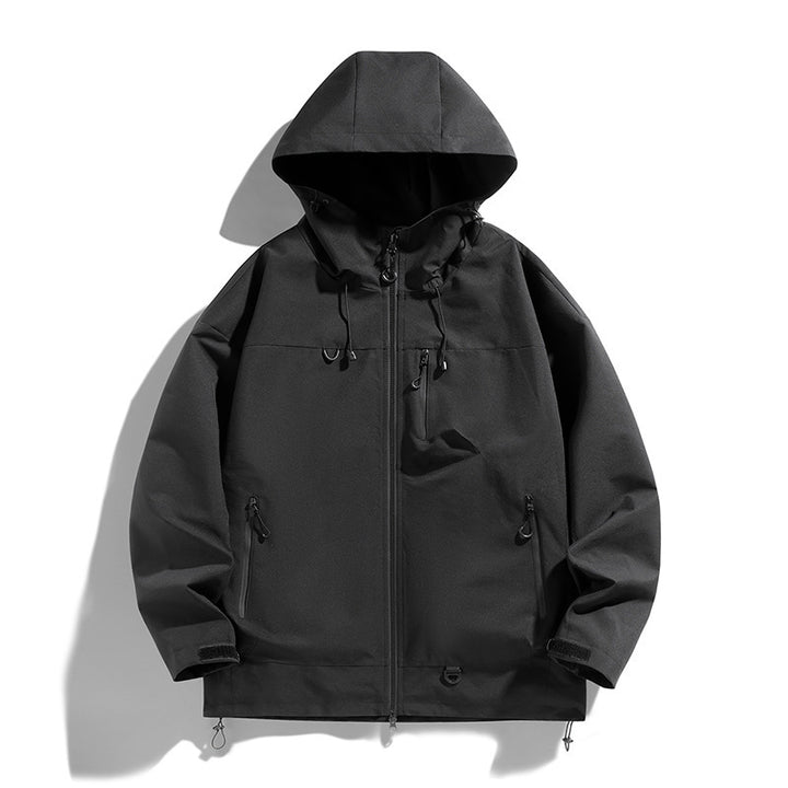 Functional jacket for men with breathable materials and practical design Lune London