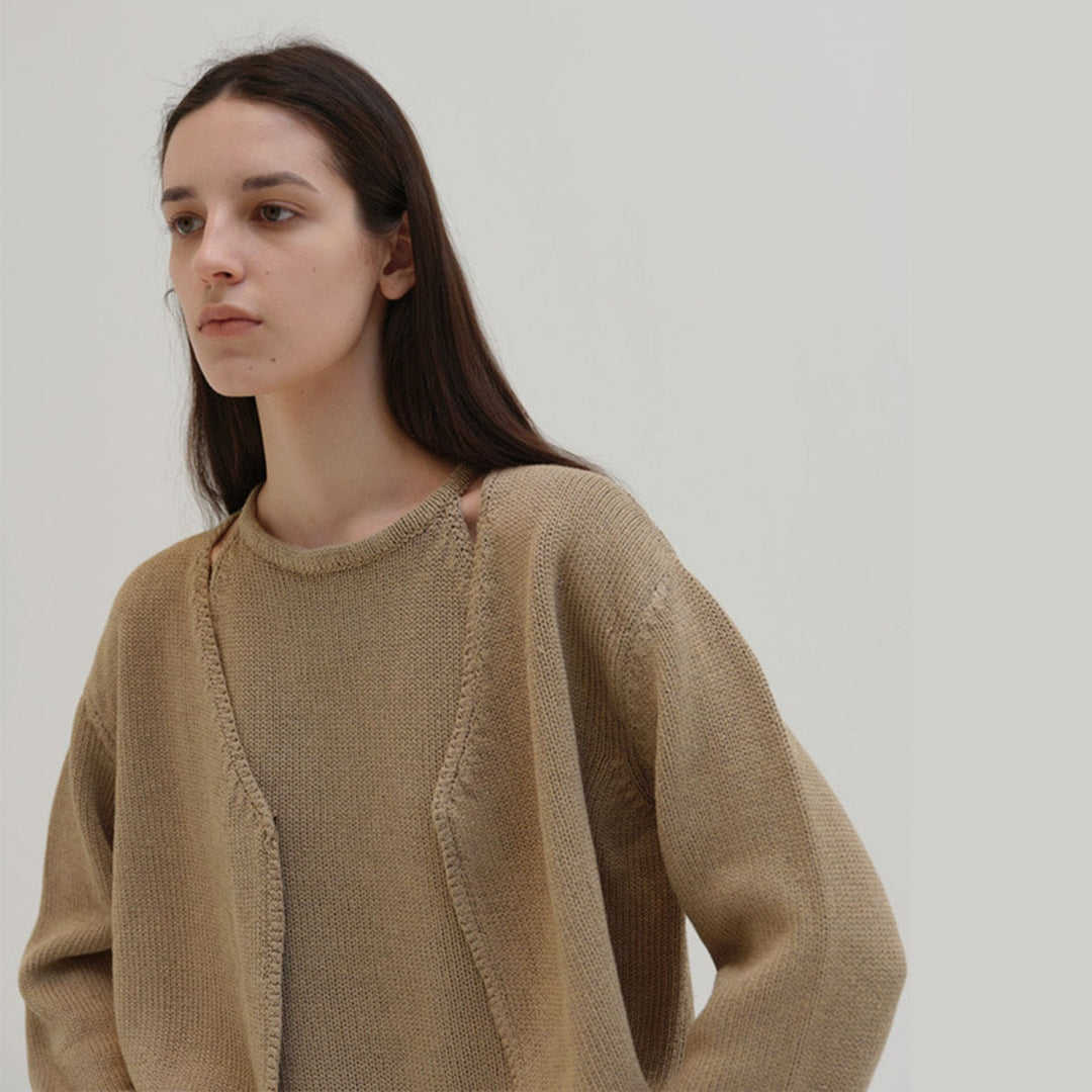 Gilet tricoté Chic & Stil confortable et élégant pour femmes