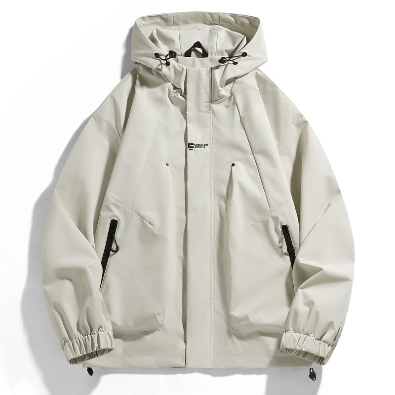 Functional outdoor jacket for men with water and wind protection Lune London
