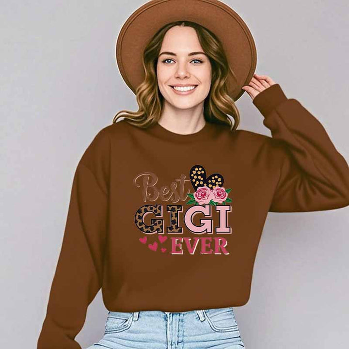 Sweatshirt pour femme avec motif créatif Gigi Chic & Stil