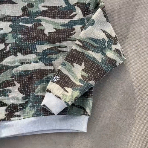 Hoodie pour femmes avec intérieur doublé camouflé Chic & Stil