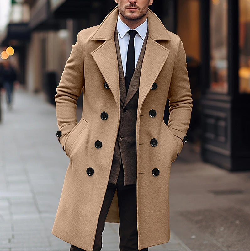 Lune London double wool coat for men