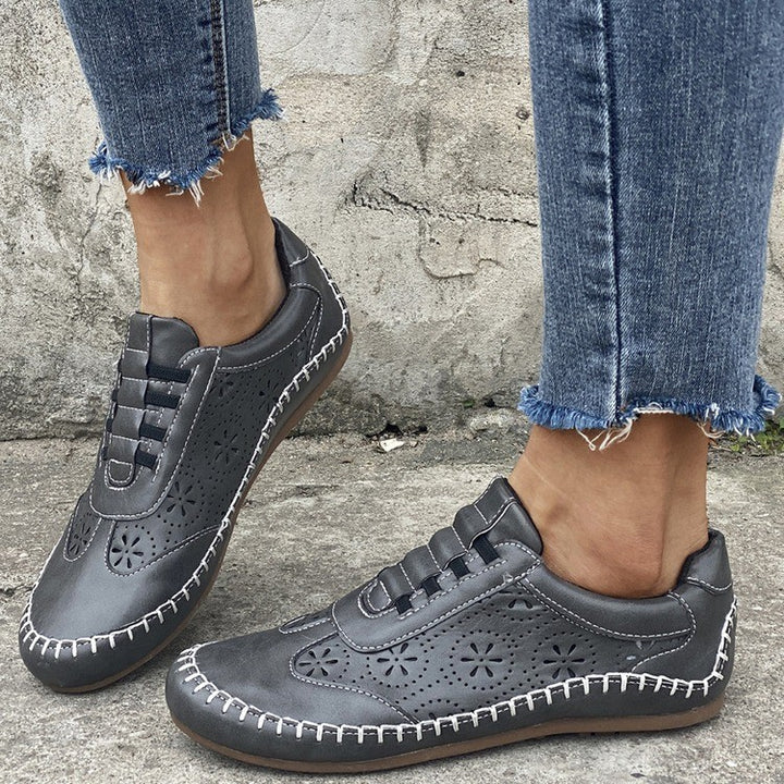Women Comfort Sneakers Perforated Lune London
