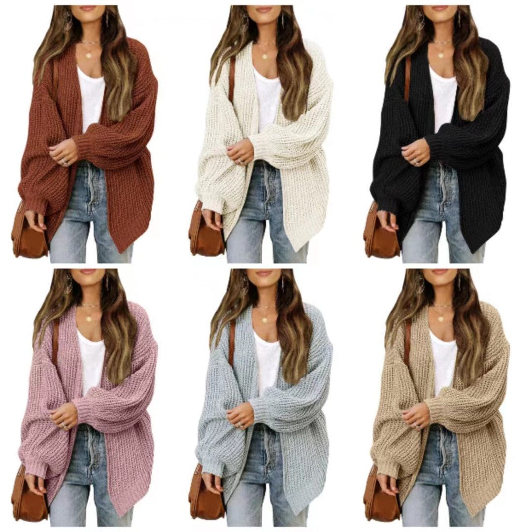Lune London | Women's Oversized Cardigan with Deep Cut