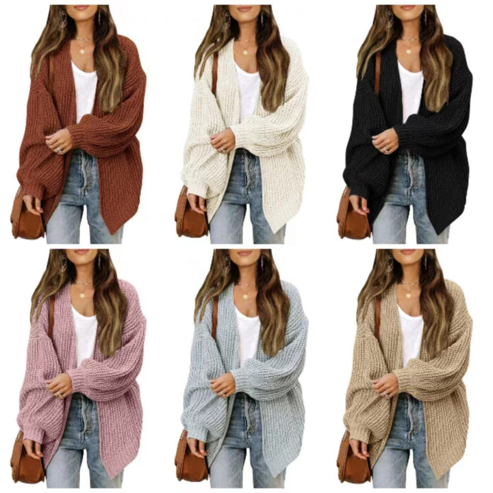 Lune London | Women's Oversized Cardigan with Deep Cut