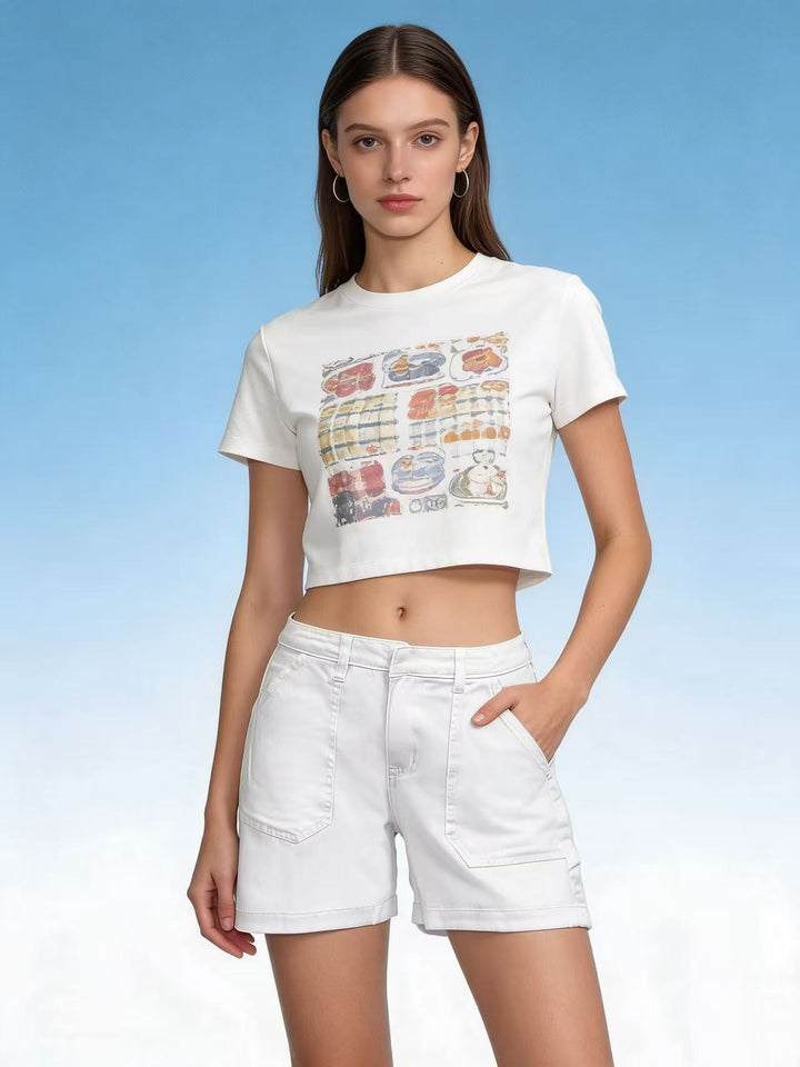Women Casual Summer Shorts with Side Pockets and Comfortable Fit Lune London