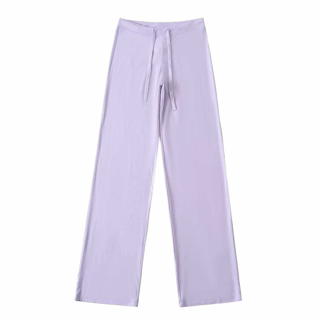 Lune London casual wide jersey pants for women