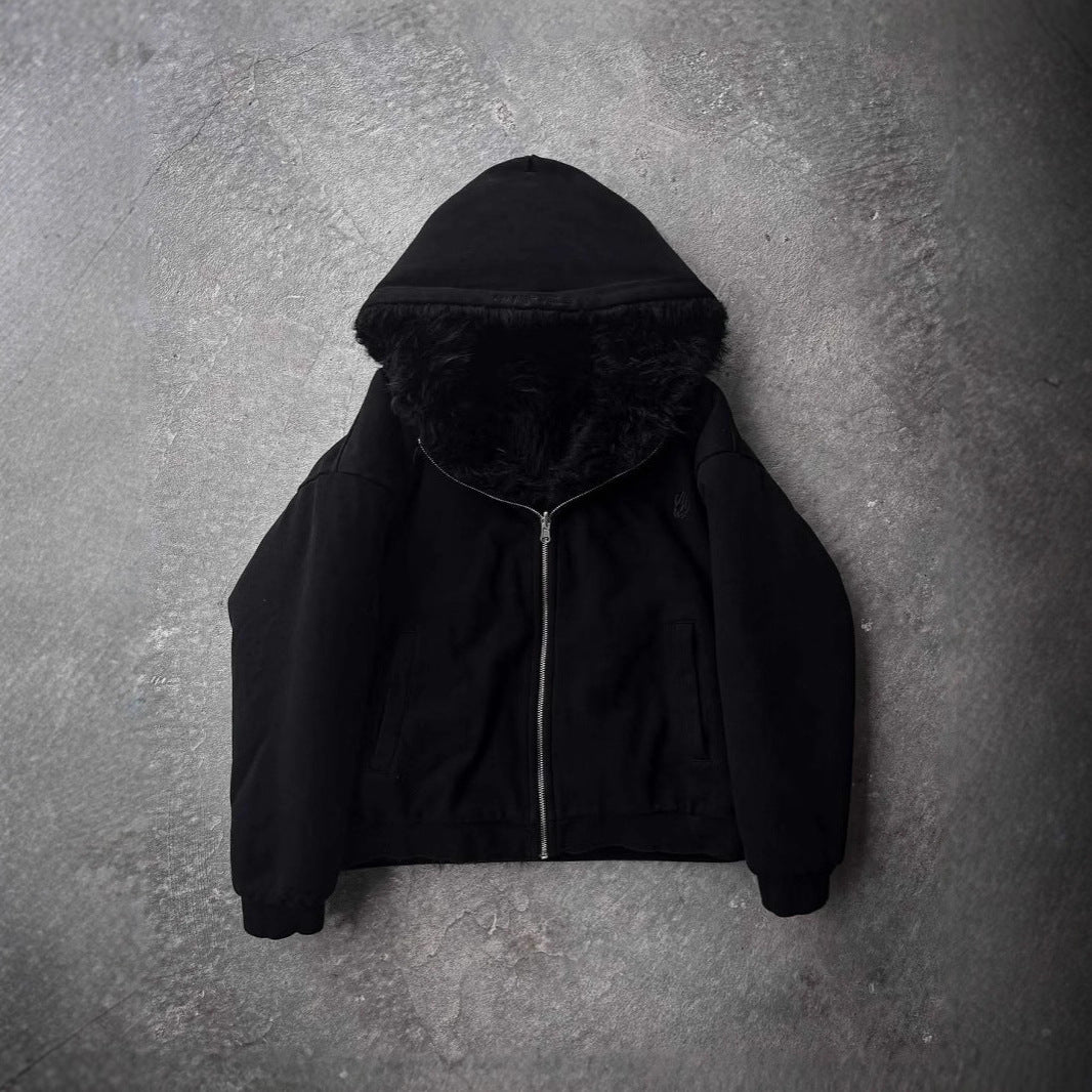 Veste d'hiver pour femmes avec capuche doublée en fausse fourrure et poches pratiques Chic & Stil