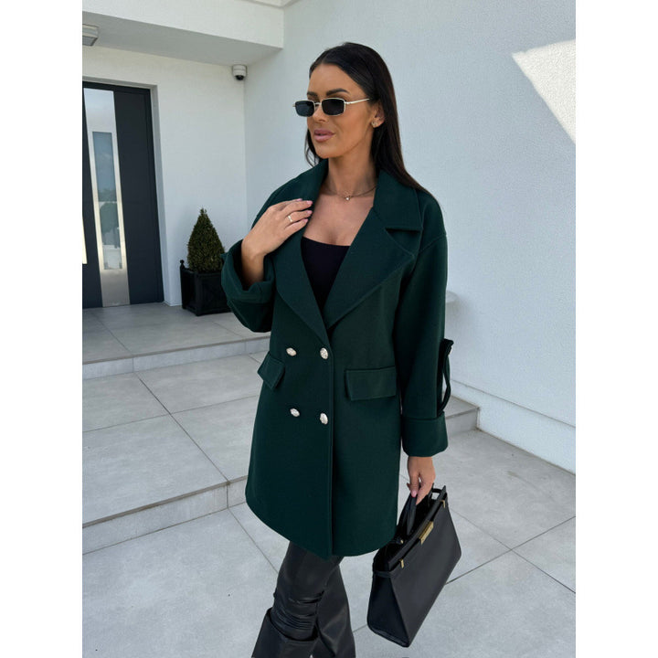 Lune London oversized double-breasted coat jacket for women