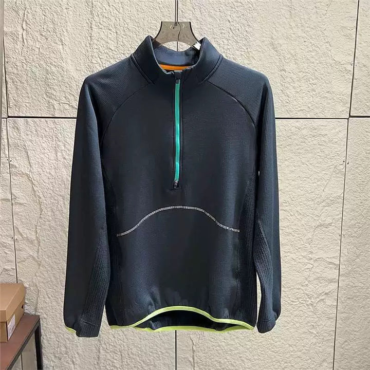Top long à manches longues sportif pour femmes avec éléments de fermeture éclair pratiques Chic & Stil