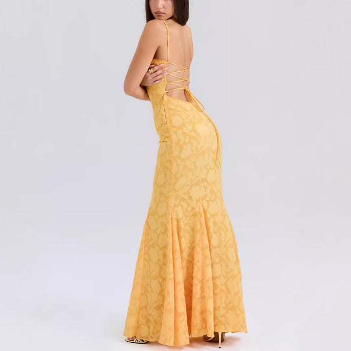 Lune London | Niche Lace Spaghetti Straps Vacation Dress
