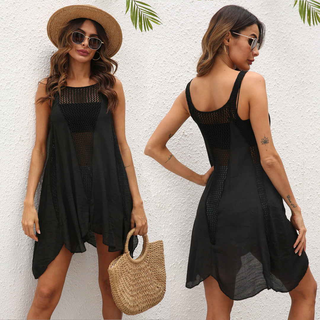 Ladies Crocheted Beach Dress Airy Cover-Up Lune London