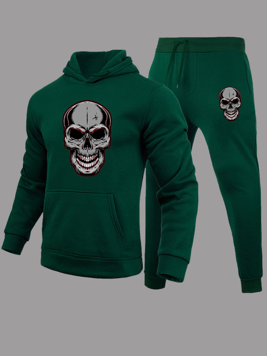 Women's hoodie jumpsuit with striking skull design Lune London