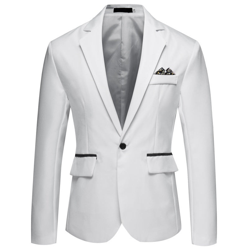 Men's Blazer Elegant with Matte Satin Surface and Chic and Stylish Button Details
