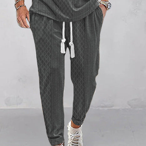 Casual sports pants for men with elastic waist and side pockets Lune London