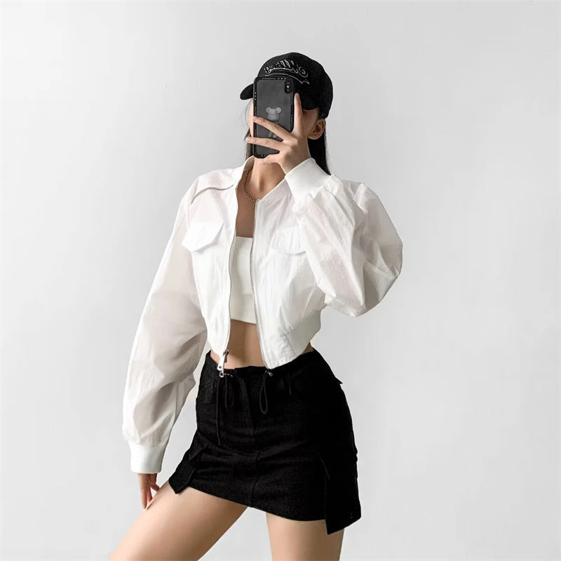 Veste de loisir cropped pour femmes Chic und Stil
