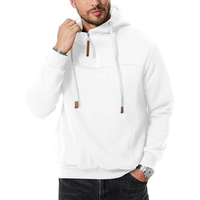 Men's Hoodie Sport with Innovative Zipper Design Lune London