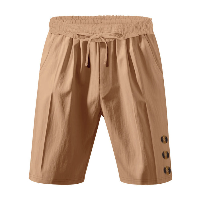 Leisure shorts for men with elastic waistband and practical side pockets Lune London