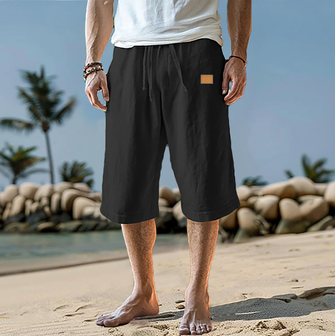 Casual pants for men with elastic waistband and practical side pockets Lune London
